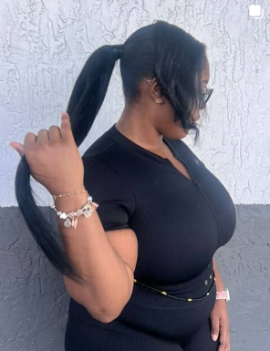 Hairstyle after quick weave install