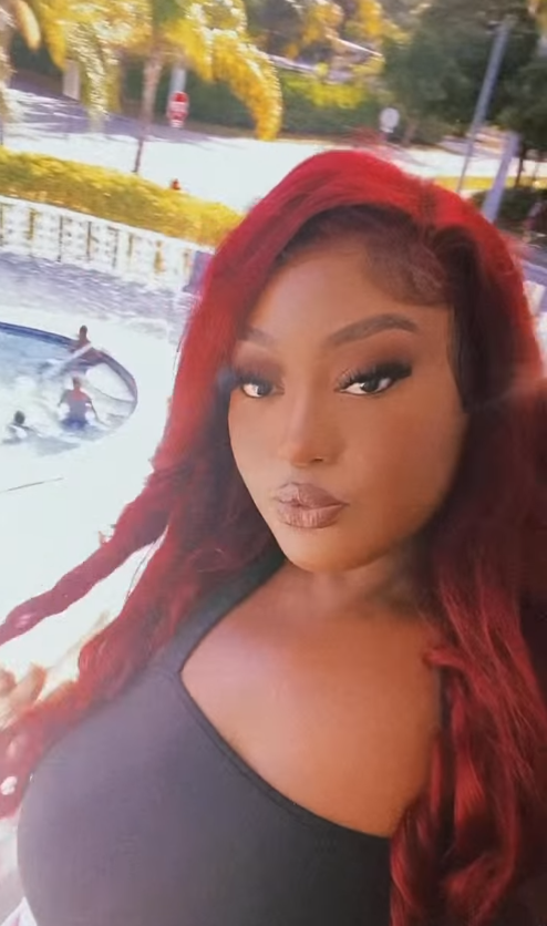 Wig install with styled waves and laid edges