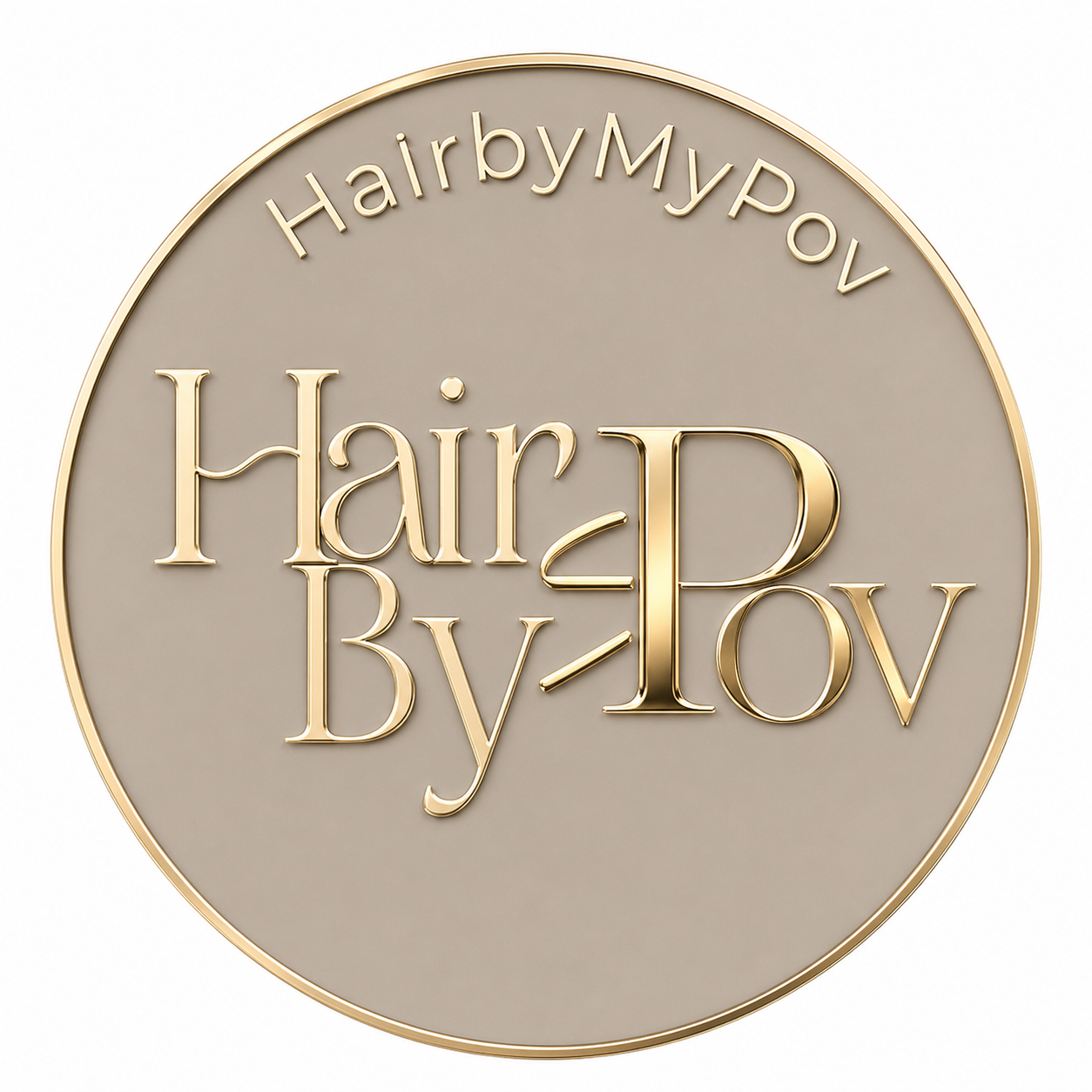 Hair By My POV logo